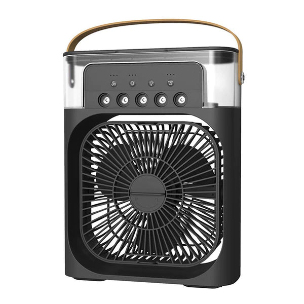 Portable Air Cooler Diffuser Desk Fan with Night Lamp and Timer
