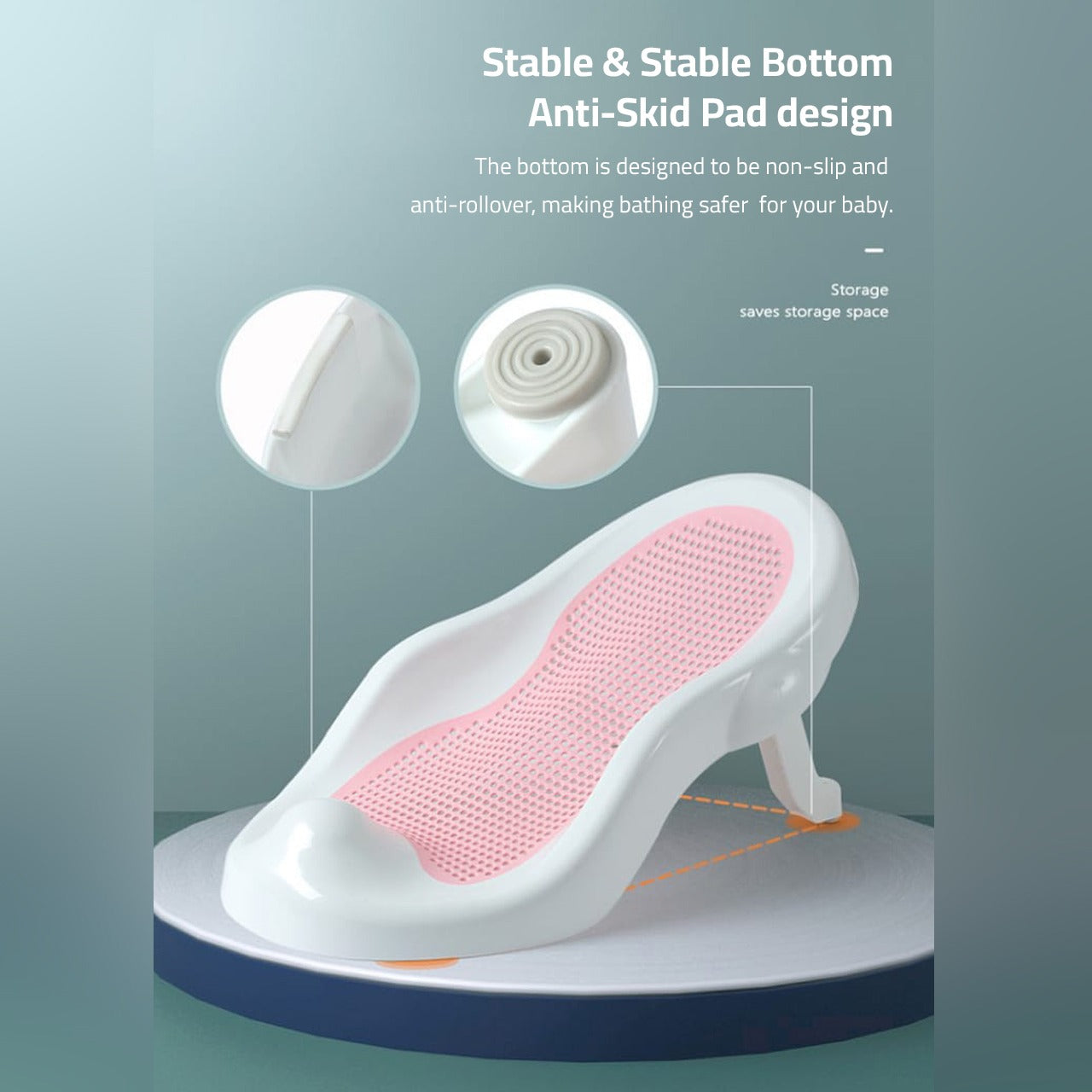 Feature Of Newborn Baby Bathing Seat.