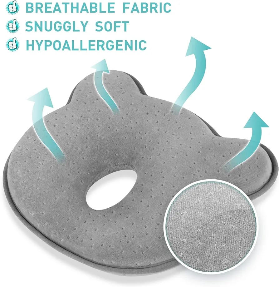 Hypoallergenic Newborn Baby Pillow.