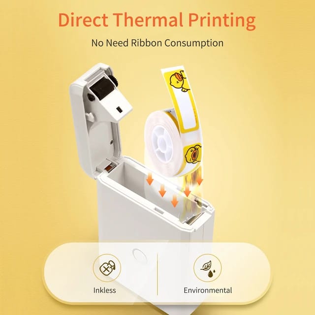 Niimbot D110 Wireless Thermal Label Printer  in white color