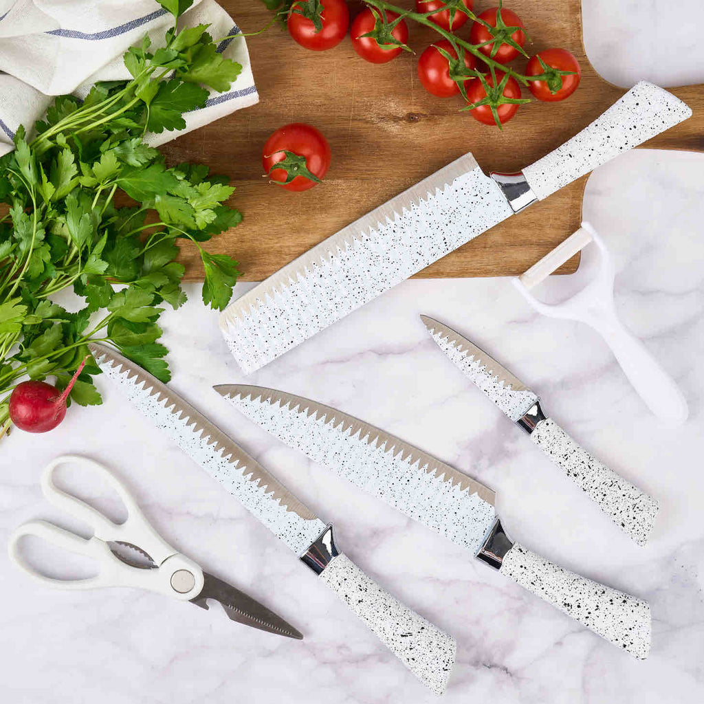 Non-Stick Coated 6 Pcs Knife Set Non-Stick Coated 6 Pcs Knife Set
