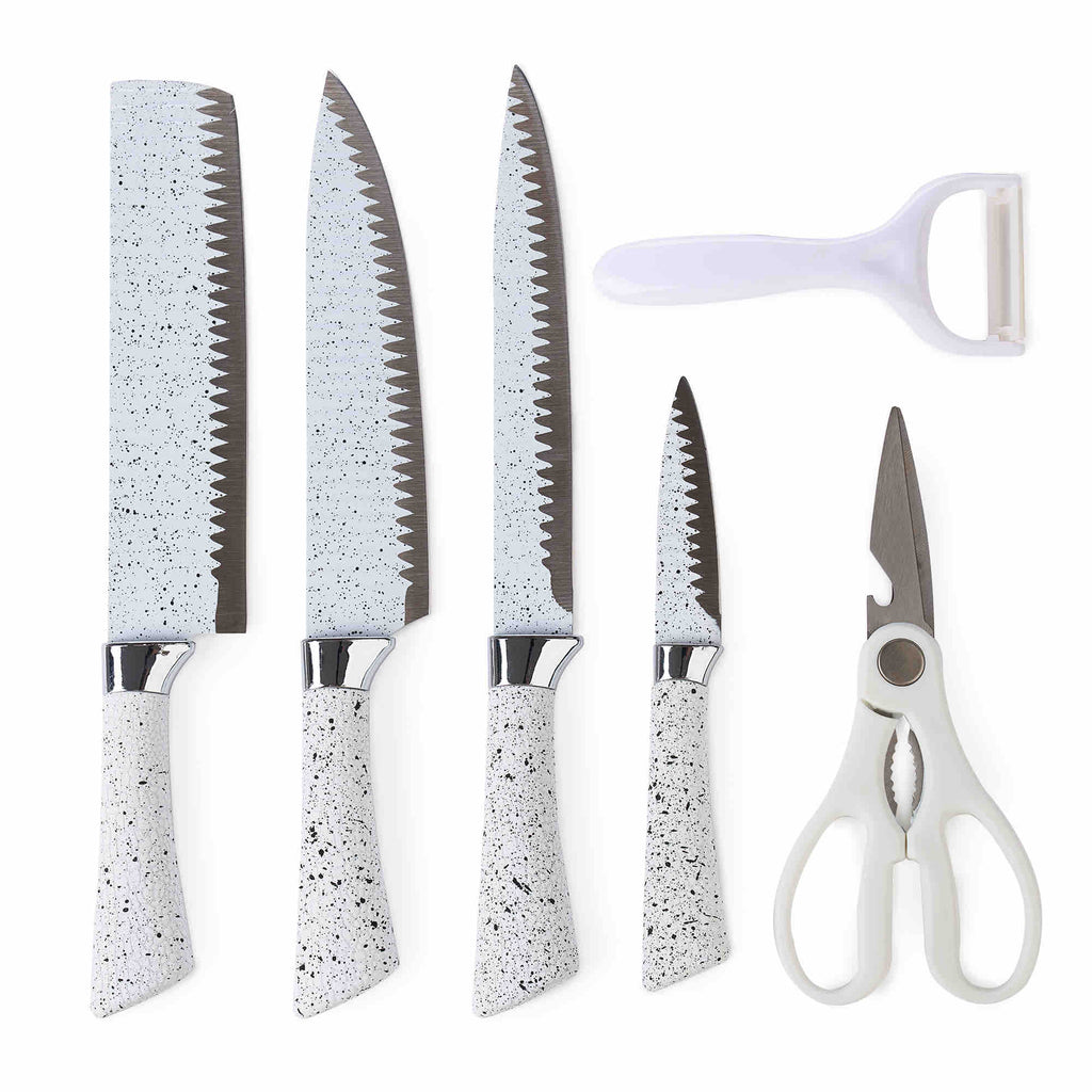 Non-Stick Coated 6 Pcs Knife Set Non-Stick Coated 6 Pcs Knife Set