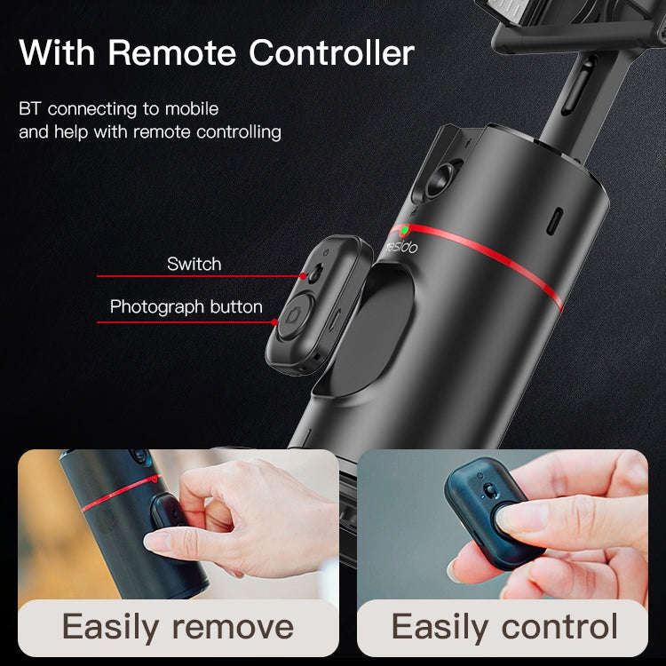 Yesido Wireless 360° Auto Face and Gesture Tracking Tripod - AI Powered with Rotation (SF16)