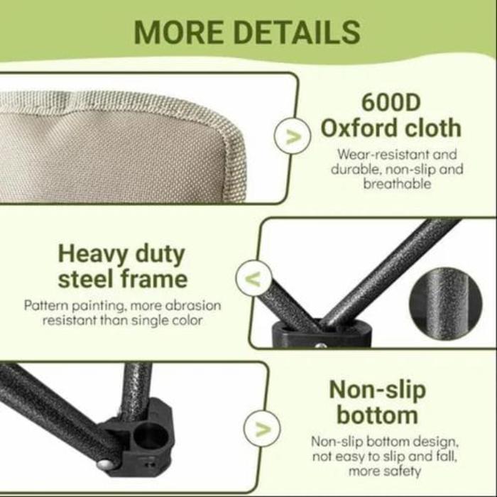 Parts Of Outdoor Camping Chair.