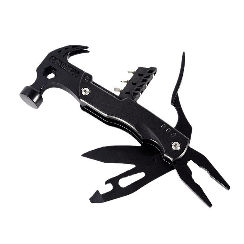 Outdoor Multitool Claw Hammer  in black color