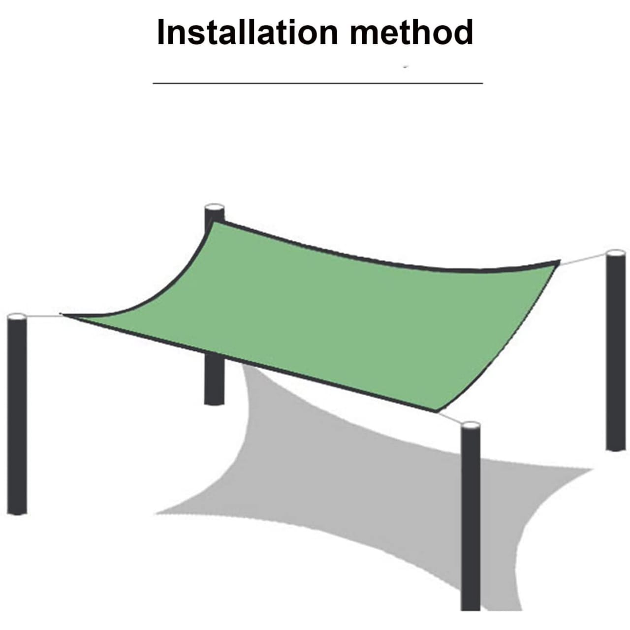 Installation Method Of Outdoor Shade Net.