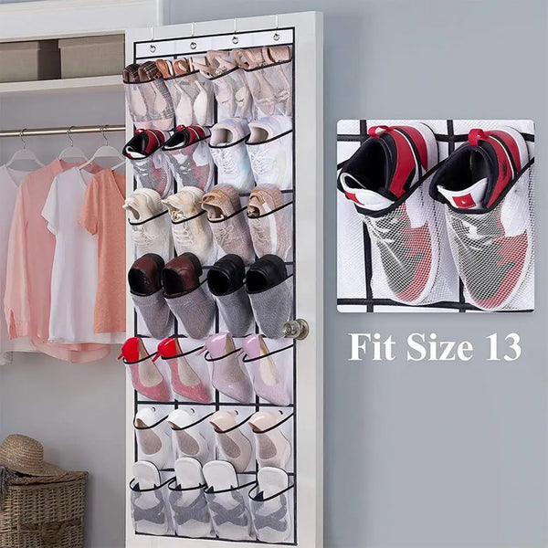 Door hanging shoe holder sale