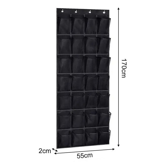 Over the Door Shoe Holder Rack with its size
