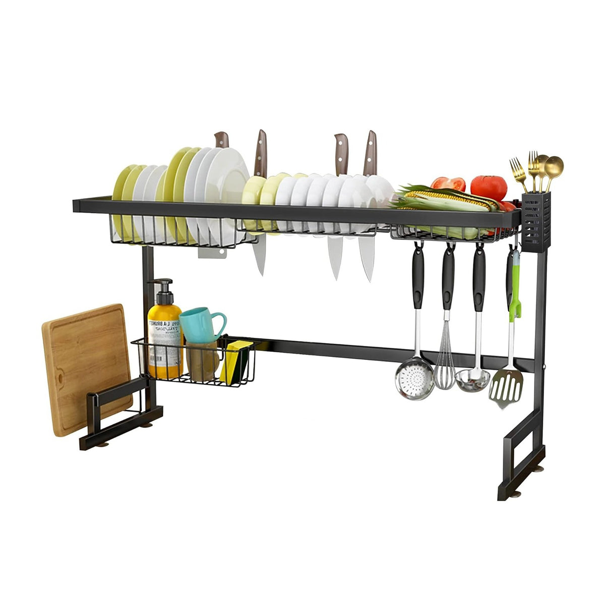 Over the Sink Dish Drying Rack