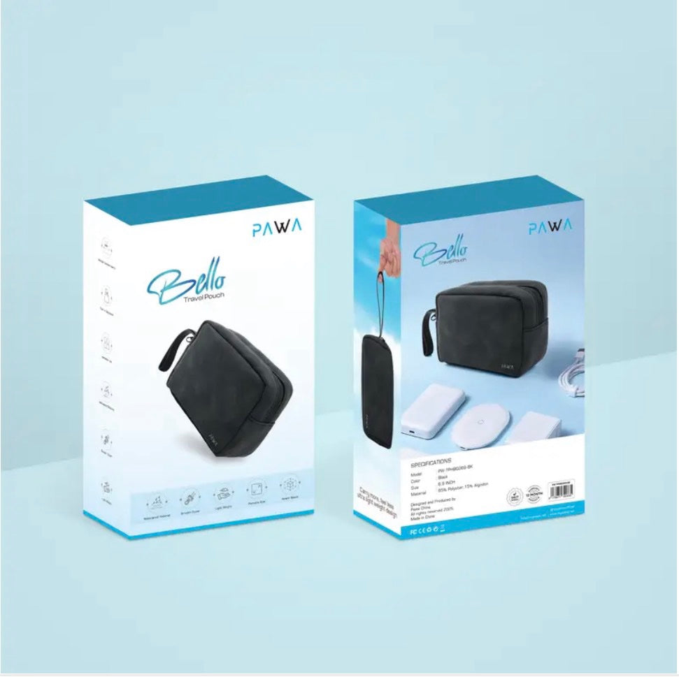 Pack of PAWA Bello Travel Pouch.