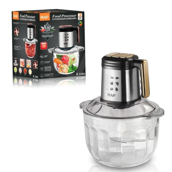A RAF 5L Food Processor with its Pack.