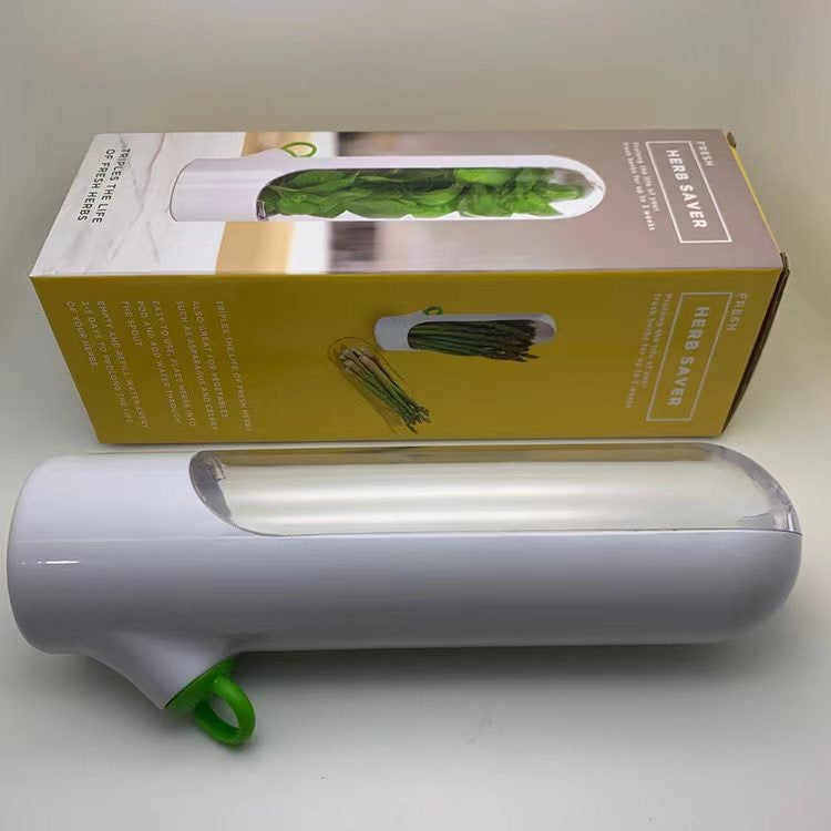 Herb Saving Pod For Refrigerator, Small Vegetable Green Leaf Coriander Herb Storage Container Herb Saving Pod For Refrigerator, Small Vegetable Green Leaf Coriander Herb Storage Container