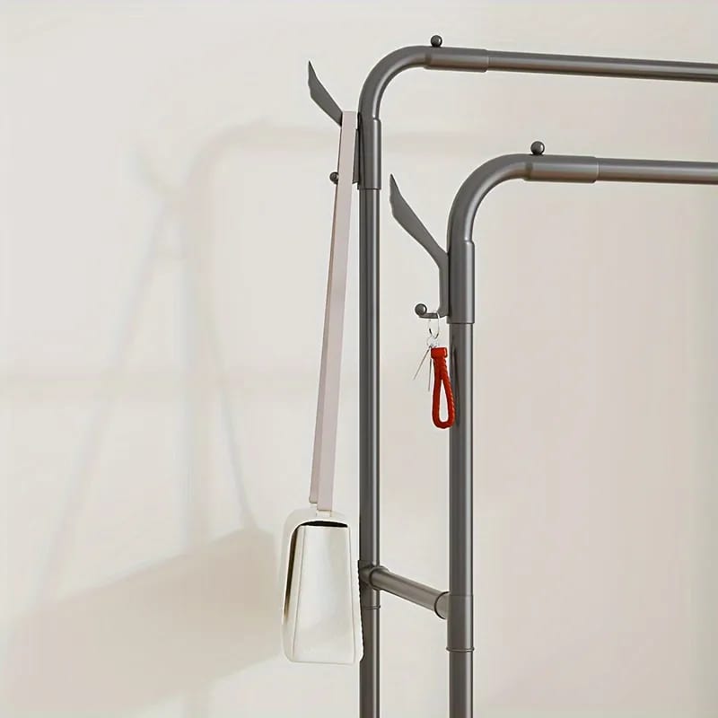 Parts Of Multifunctional Cloth Rack with Shoe Stand.