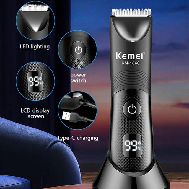 Parts Of Kemei Unisex Electric Hair Clipper, Trimmer, Hair Remover