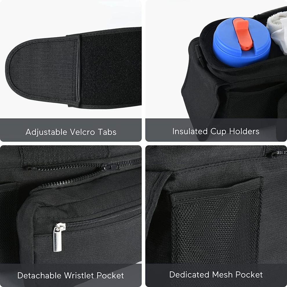 Stroller Organizer Bag, Stroller Storage Bag with Shoulder Strap Stroller Organizer Bag, Stroller Storage Bag with Shoulder Strap