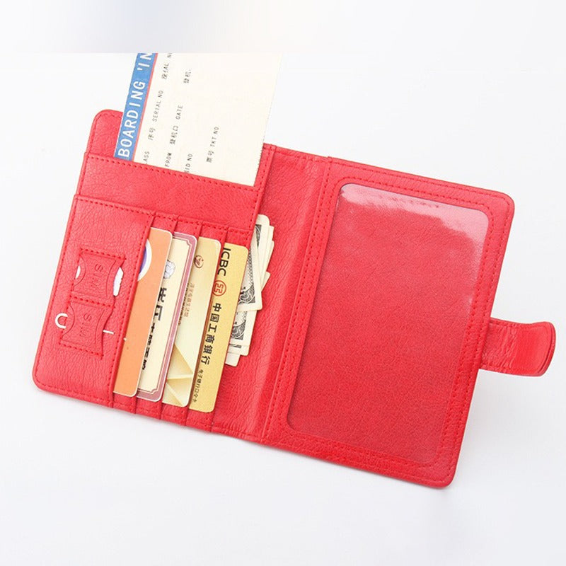 Red Passport Holder Wallet.