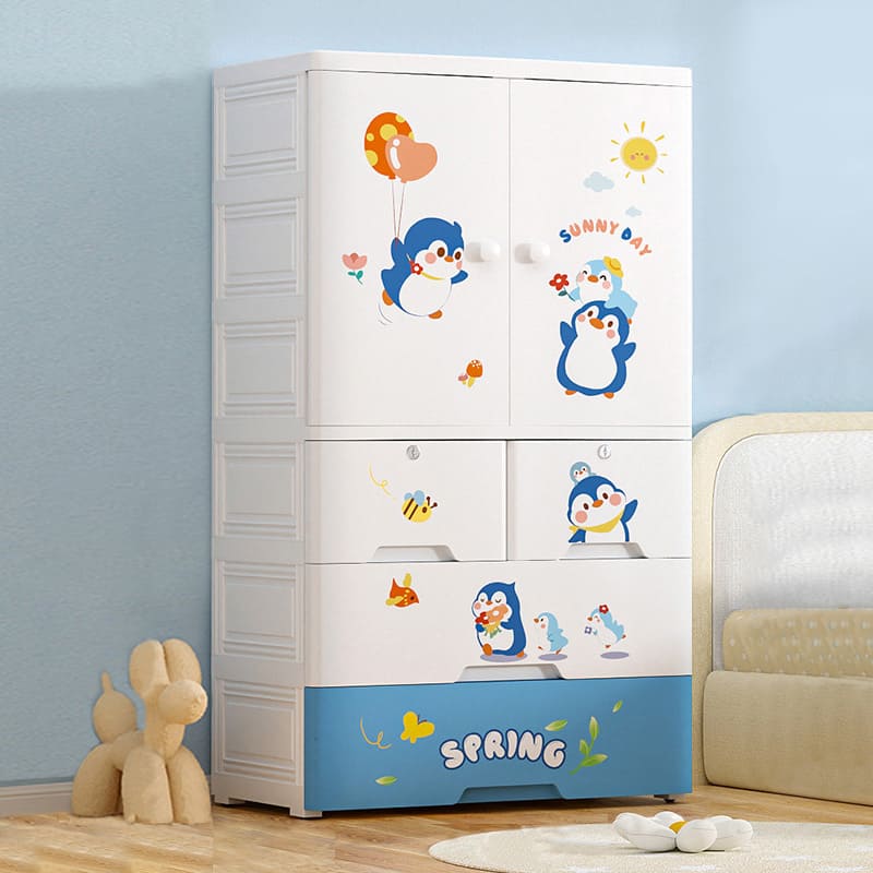 Kids Wardrobe Cloth Storage Cupboard.