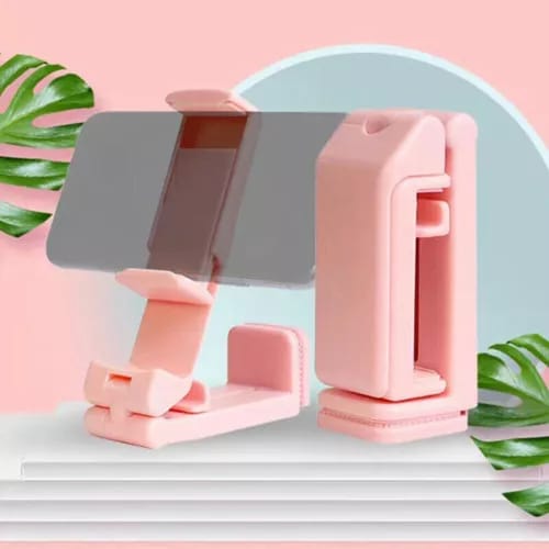 Pink Cabinet Desk Phone Mount Holder.