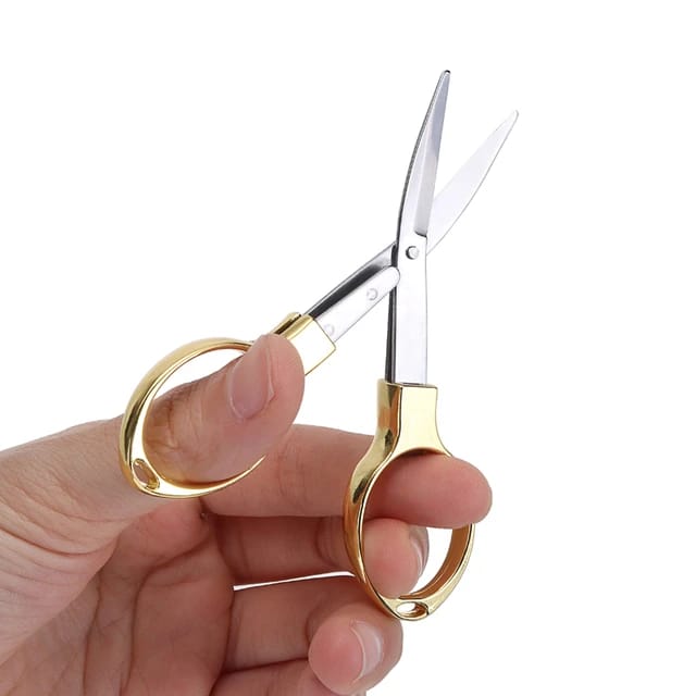 Portable Foldable Fishing Scissors Small Scissors Fishing Line Cutter Tools  Outdoor Travel Collapsible Student Scissors