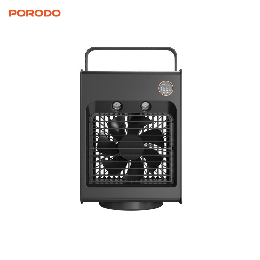 PORODO Air & Mist Portable Cooling Fan, Rechargeable Fan - PDLSMFAN PORODO Air & Mist Portable Cooling Fan, Rechargeable Fan - PDLSMFAN