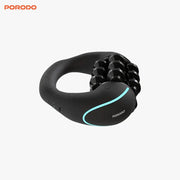 Black Porodo Relieva Roller Massager on a white background