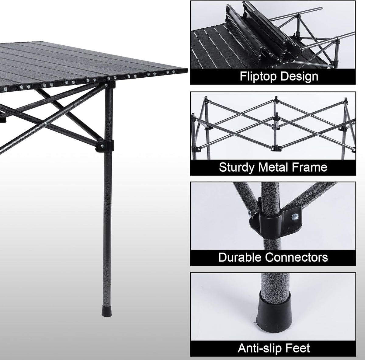 Parts Details of Portable Camping Table.