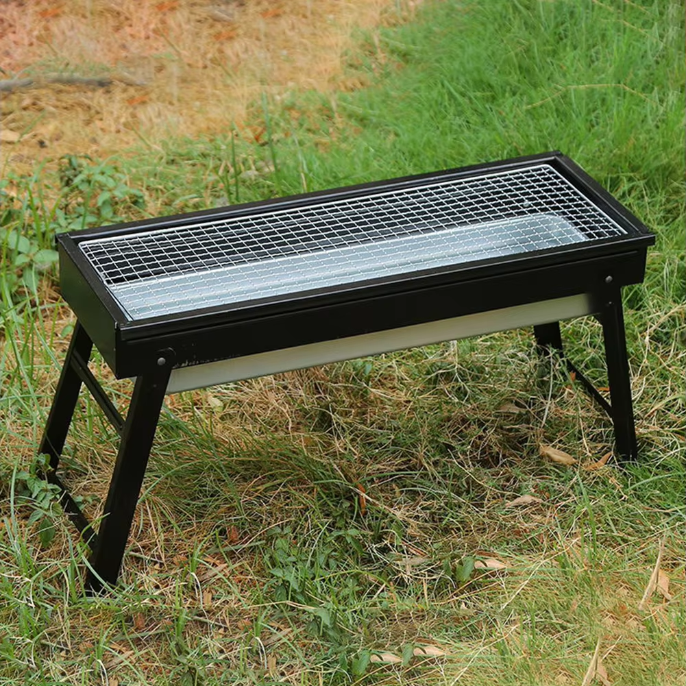 A Portable Charcoal Barbecue Grill.