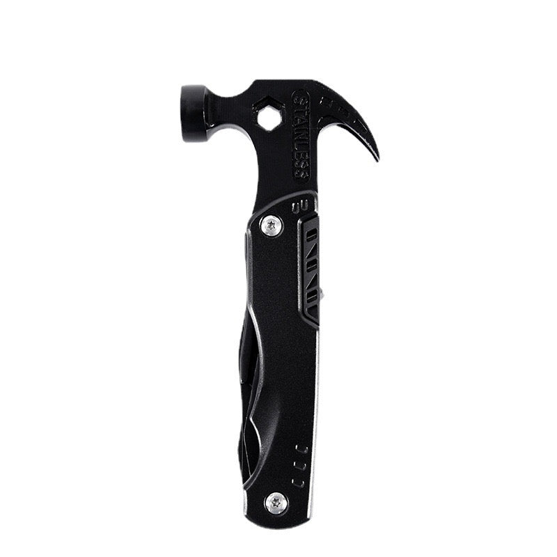 Outdoor Multitool Claw Hammer in black color