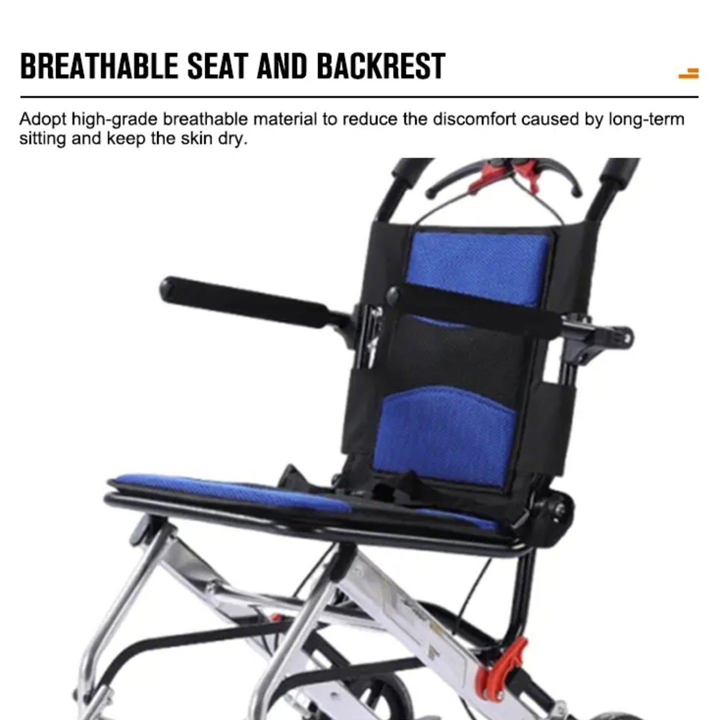 Portable Folding Travel Wheelchair 