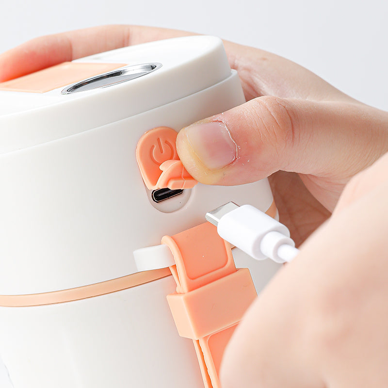 Portable Juicer 340ml, USB Rechargeable Blender with 8-Blade High-Speed Motor Portable Juicer 340ml, USB Rechargeable Blender with 8-Blade High-Speed Motor