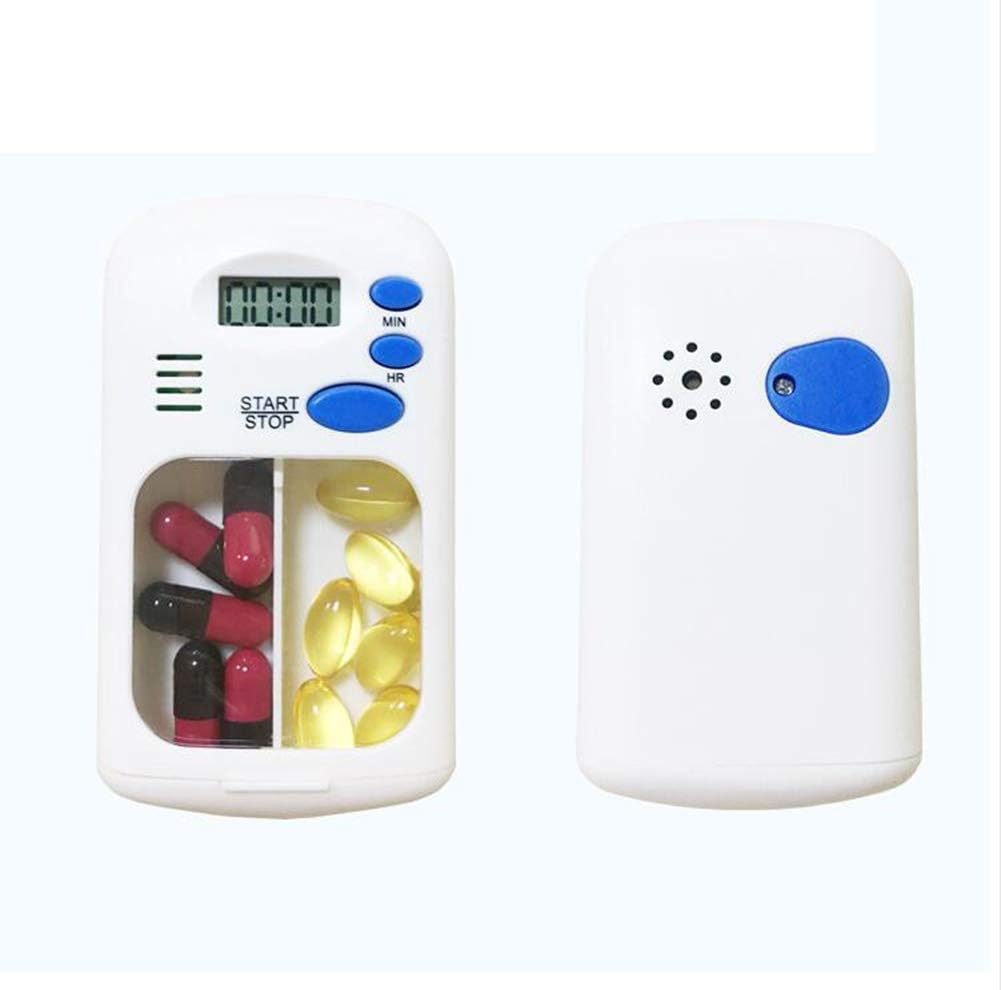 Portable Mini Travel Carry Pill Box in white color