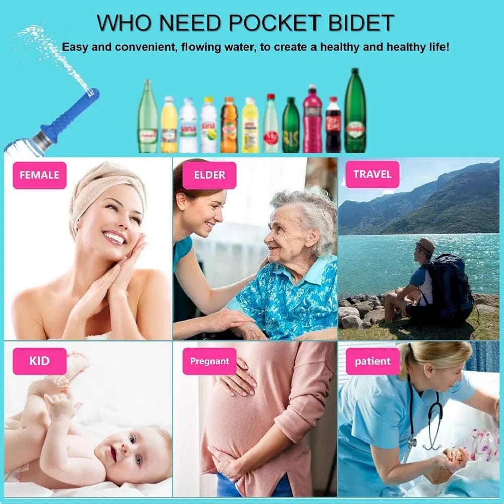 Different Persons Who Need Portable Pocket Bidet Shattaf.