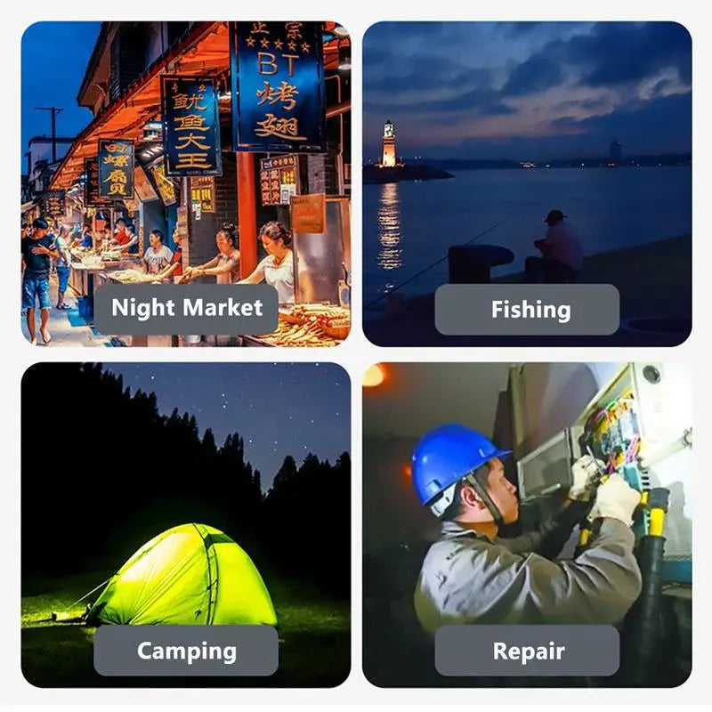 Multi-Usage Of Portable Rechargeable LED Light Bar.