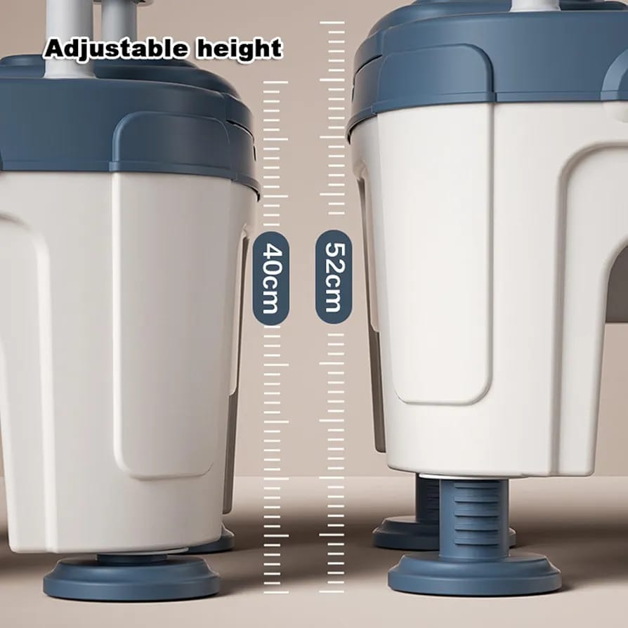 Height Adjustabe Feature Of  Portable Toilet Chair.