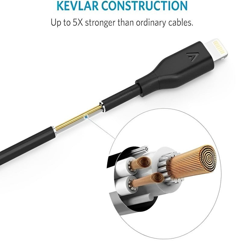 Anker iPhone Charger Cable, PowerLine II Lightning Connector, 3Meter Anker iPhone Charger Cable, PowerLine II Lightning Connector, 3Meter
