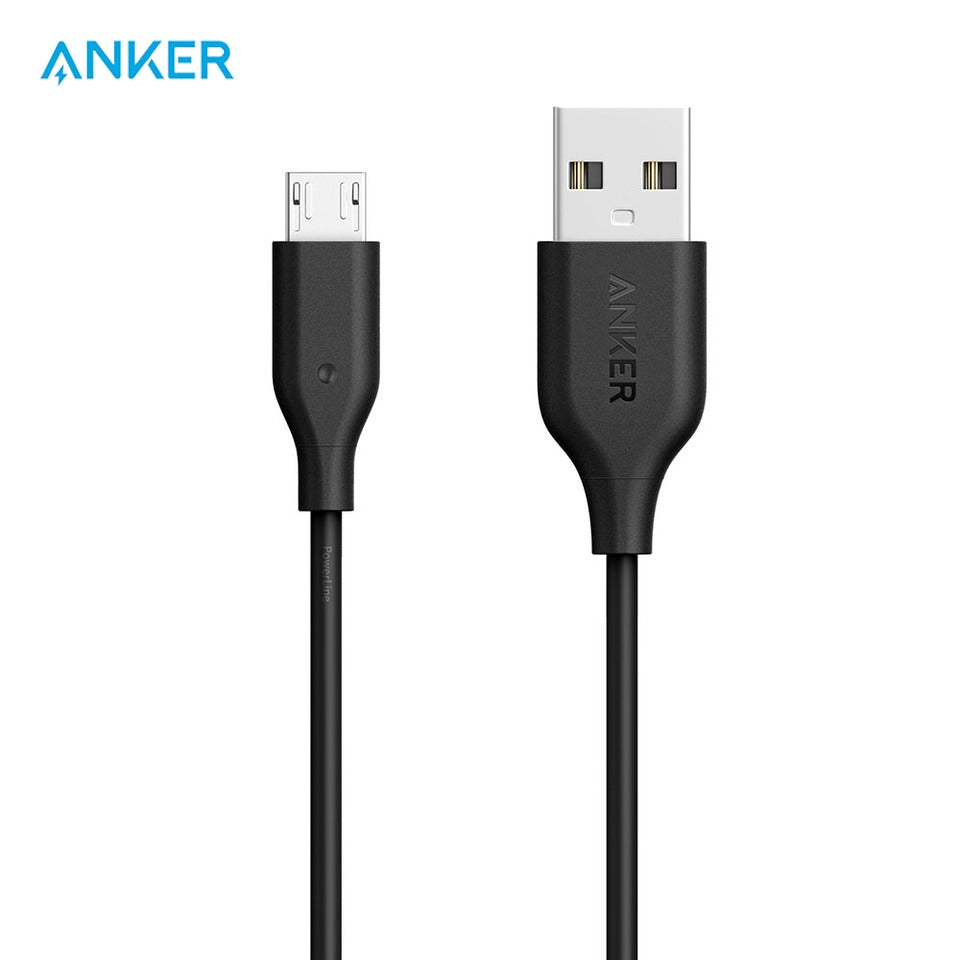 Anker Powerline Micro USB Cable 0.9 Meter A8132H12 in black color