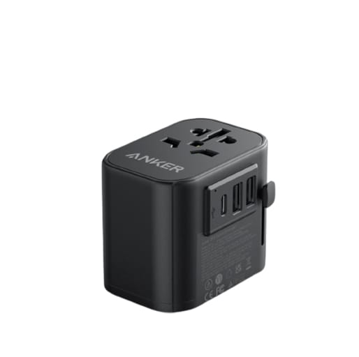 Anker 312 Outlet Extender Travel Adapter A9212K11 in black color