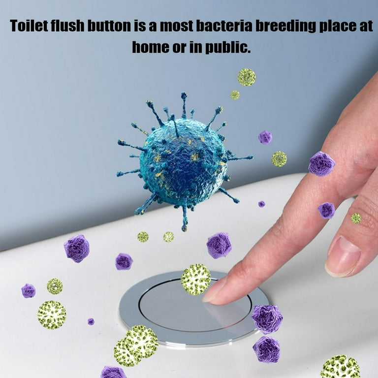 Automatic Sensing Toilet Flush Button, Touchless Smart Toilet Sensor Bathroom Accessories Automatic Sensing Toilet Flush Button, Touchless Smart Toilet Sensor Bathroom Accessories