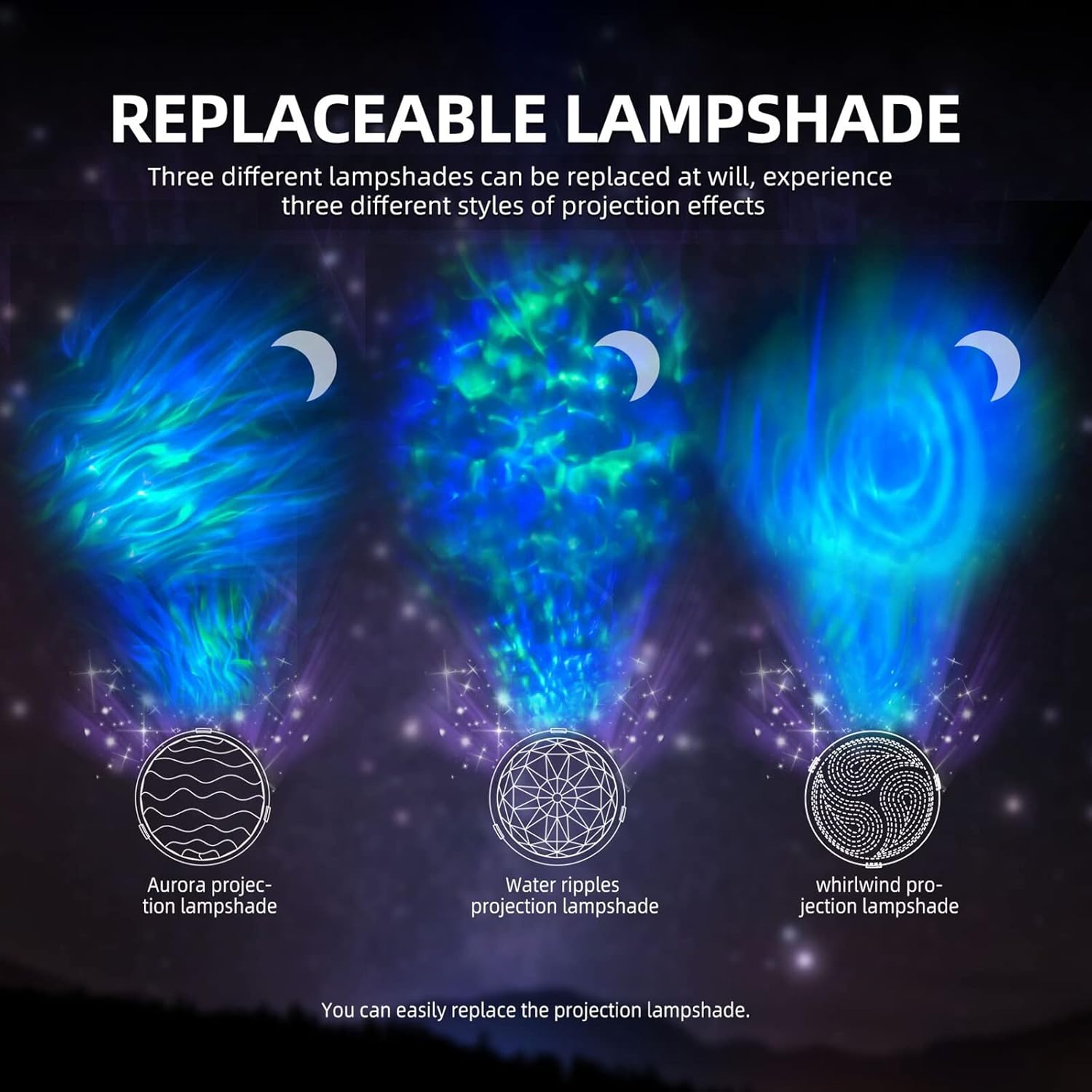 Different Lampshades of Projection Qur’an Speaker.