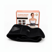 Graphene Heating Waist Support Belt with packaging on a white background
