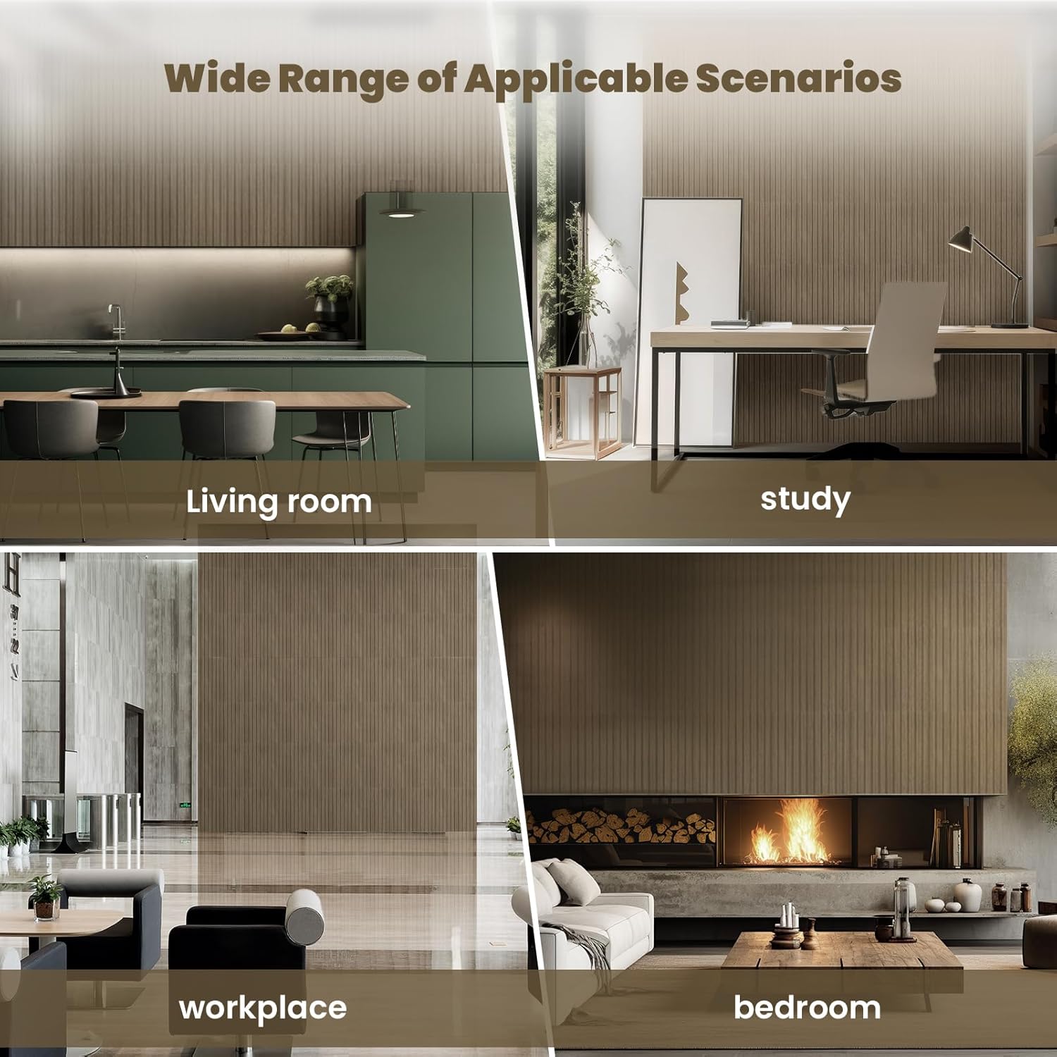 Applicable Scenarios 3D decorative wall panels.