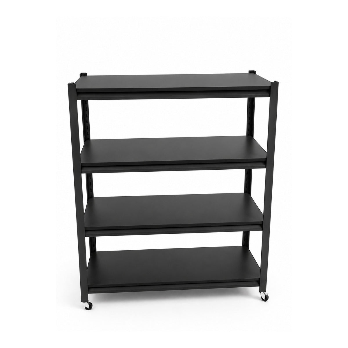 4-Tier Rolling Storage Shelf Organizer on a white background