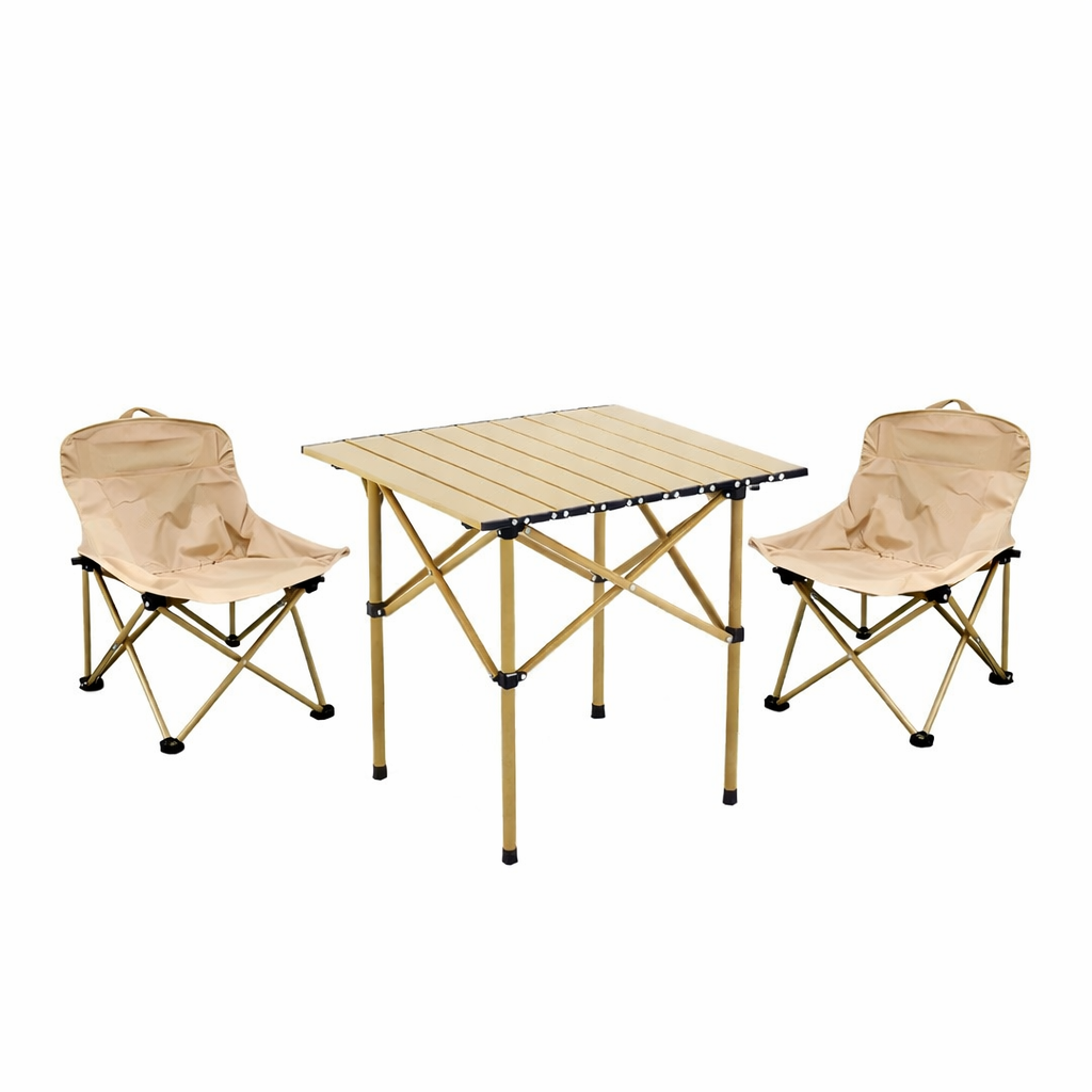 A Portable Folding Camping Table & Chair Set.