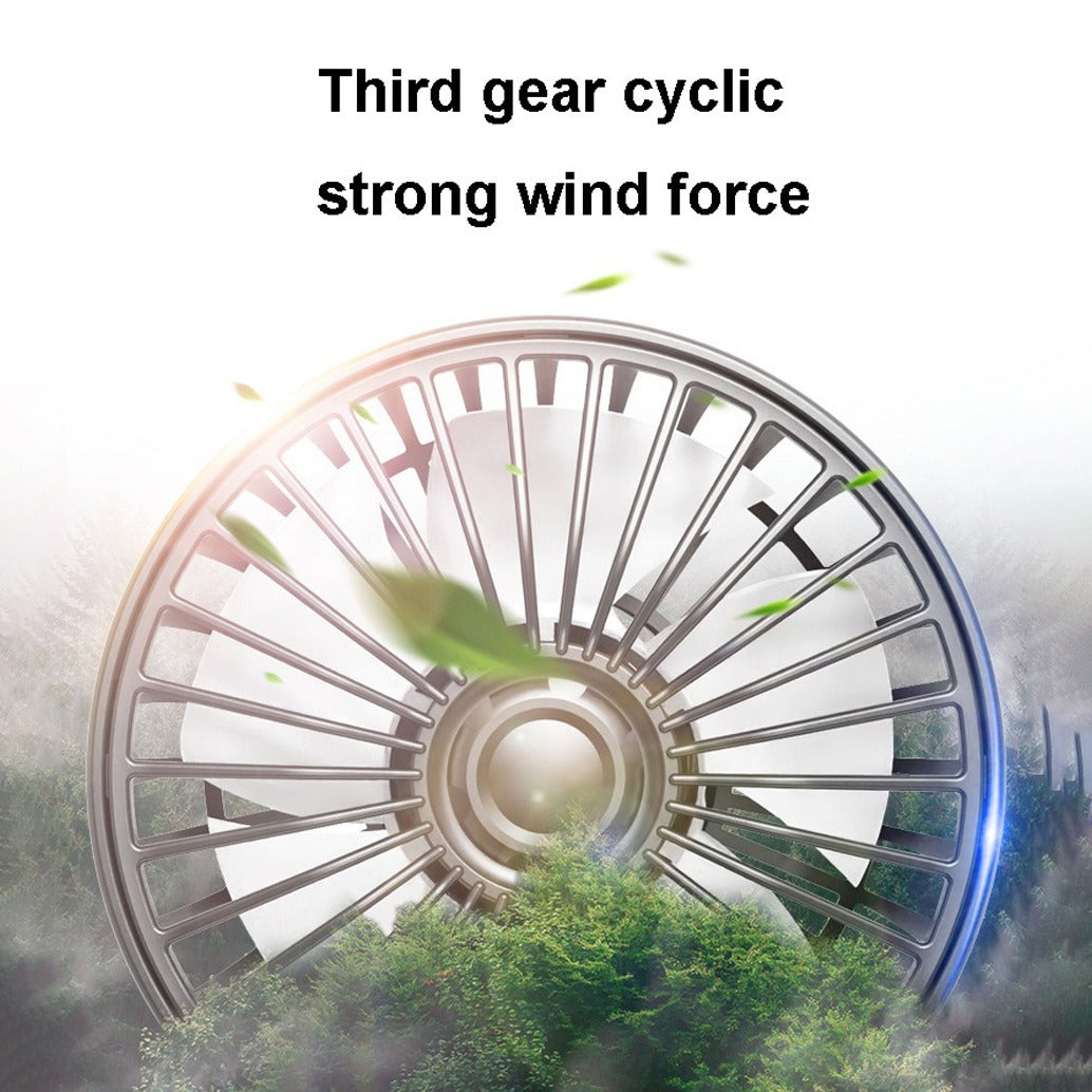 Rotating Mini Car Vehicle Cooling Fan.