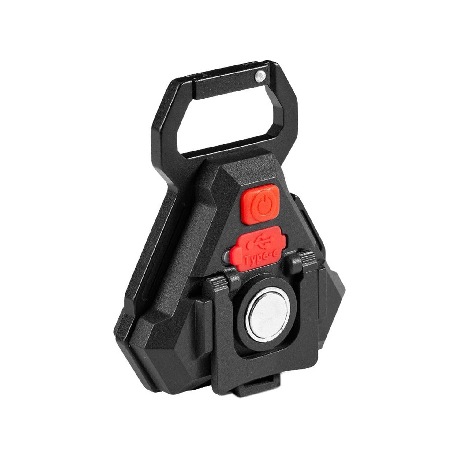 A COB rechargeable keychain pocket light.