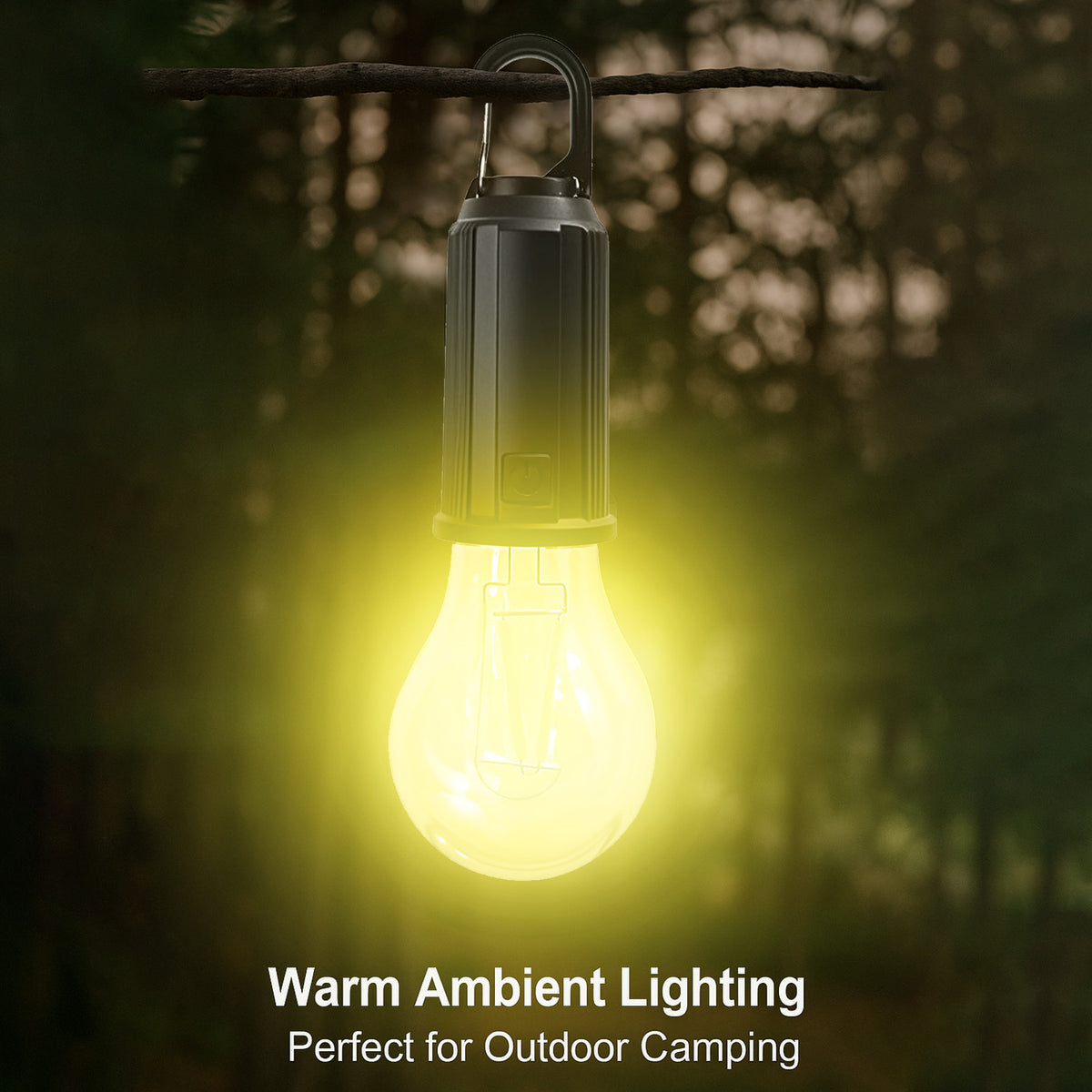 A Hanged Camping Lamp.