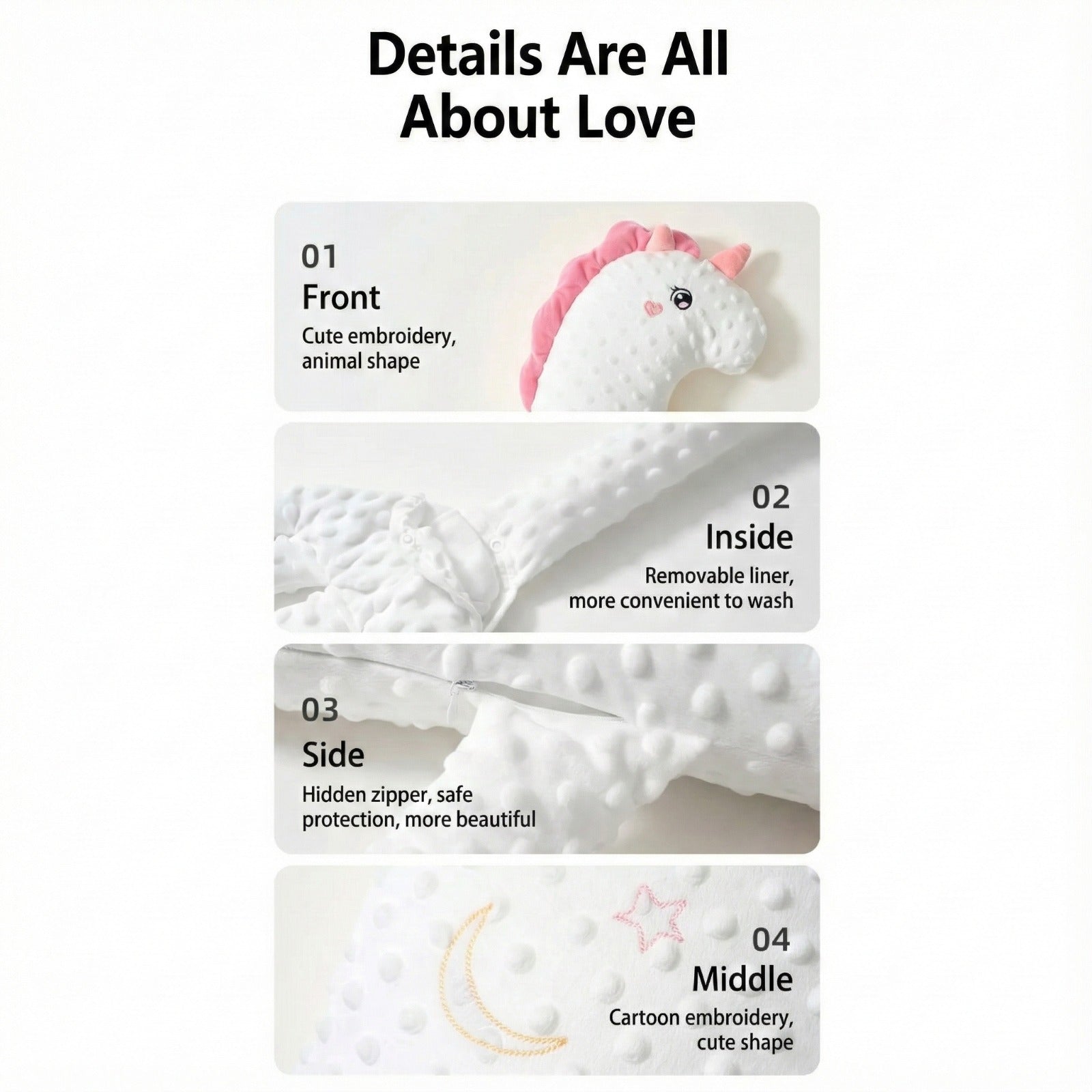 Design Details Of Baby Patter cushion.