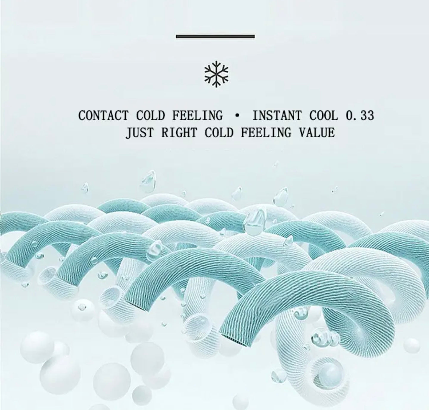 Material Feature Of Summer Cooling Comforter Set.