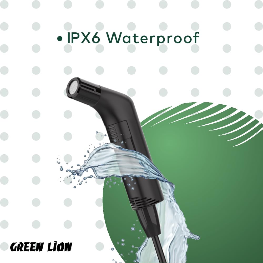 A Green Lion Compact Bidet Sprayer.