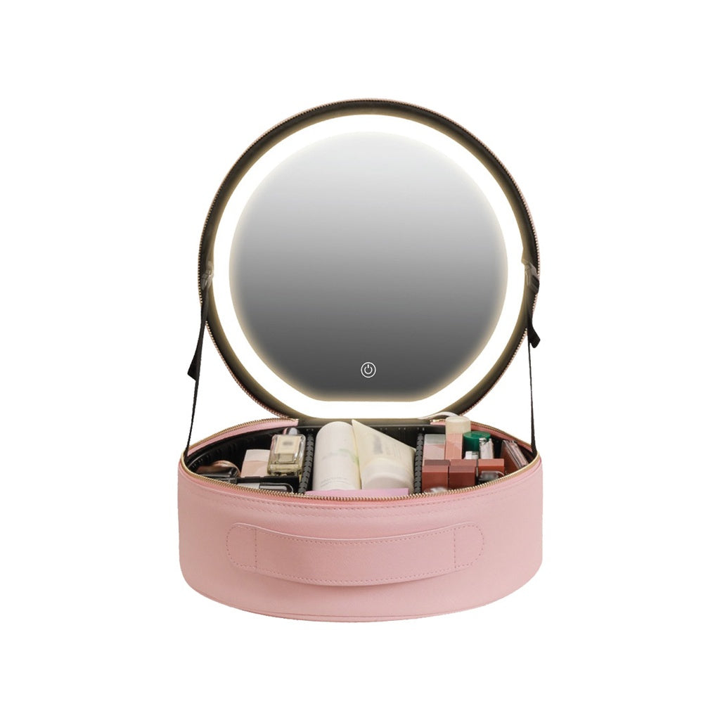 Green Lion Makeup Organizer Pro with Lighted Mirror, LED Cosmetic Storage Case Green Lion Makeup Organizer Pro with Lighted Mirror, LED Cosmetic Storage Case